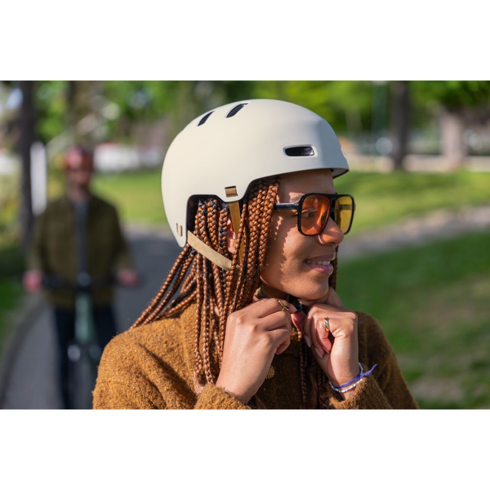 Abus XOXO Eco jalgrattakiiver taupe