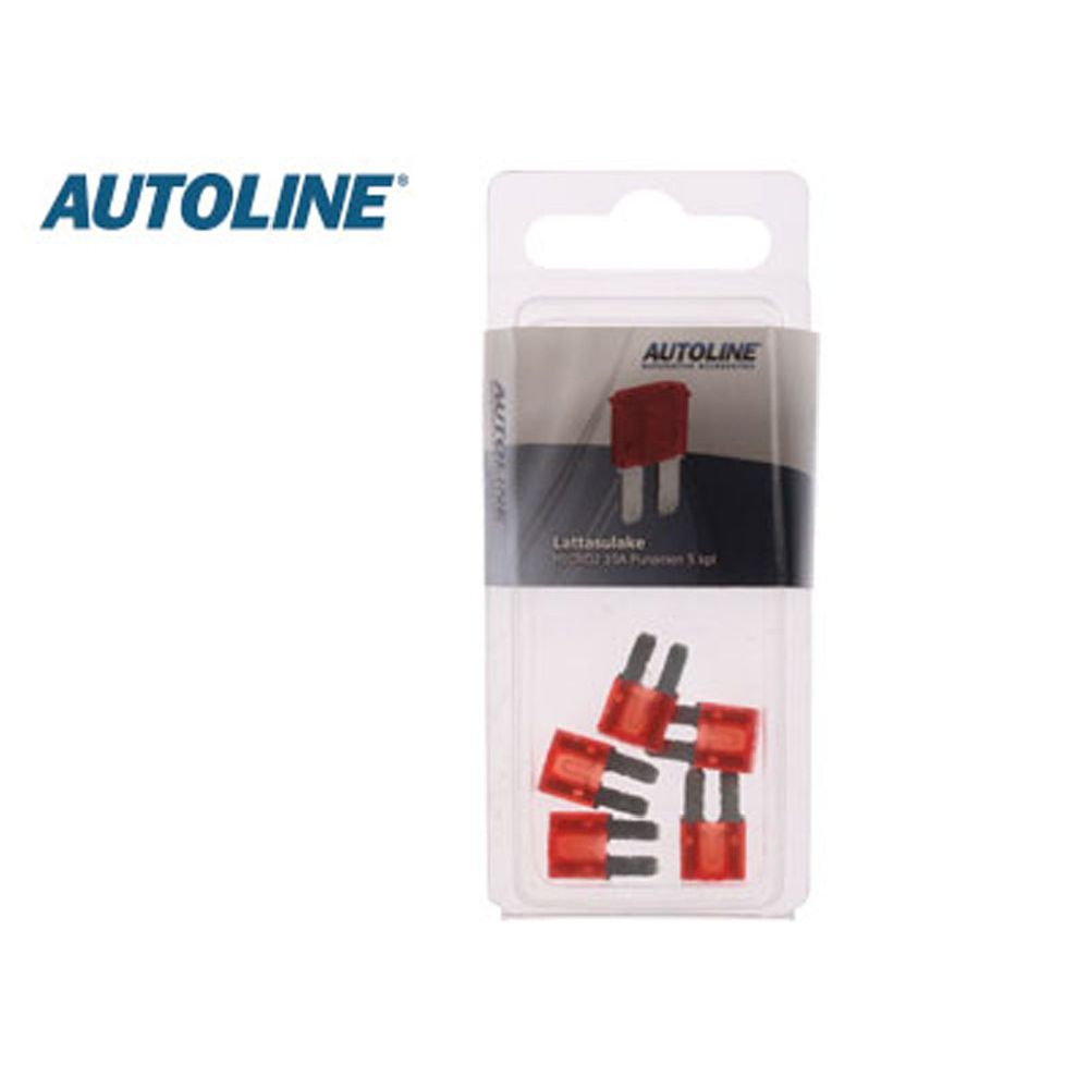 Autoline MICRO-2 plaatkaitse, 10 A, punane, 5 tk