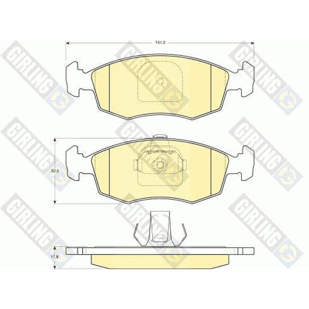 Piduriklotside komplekt 97-23071