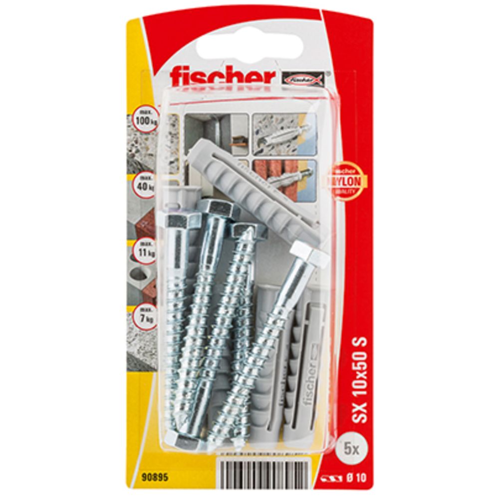 Fischer nailontüübel SX kruviga