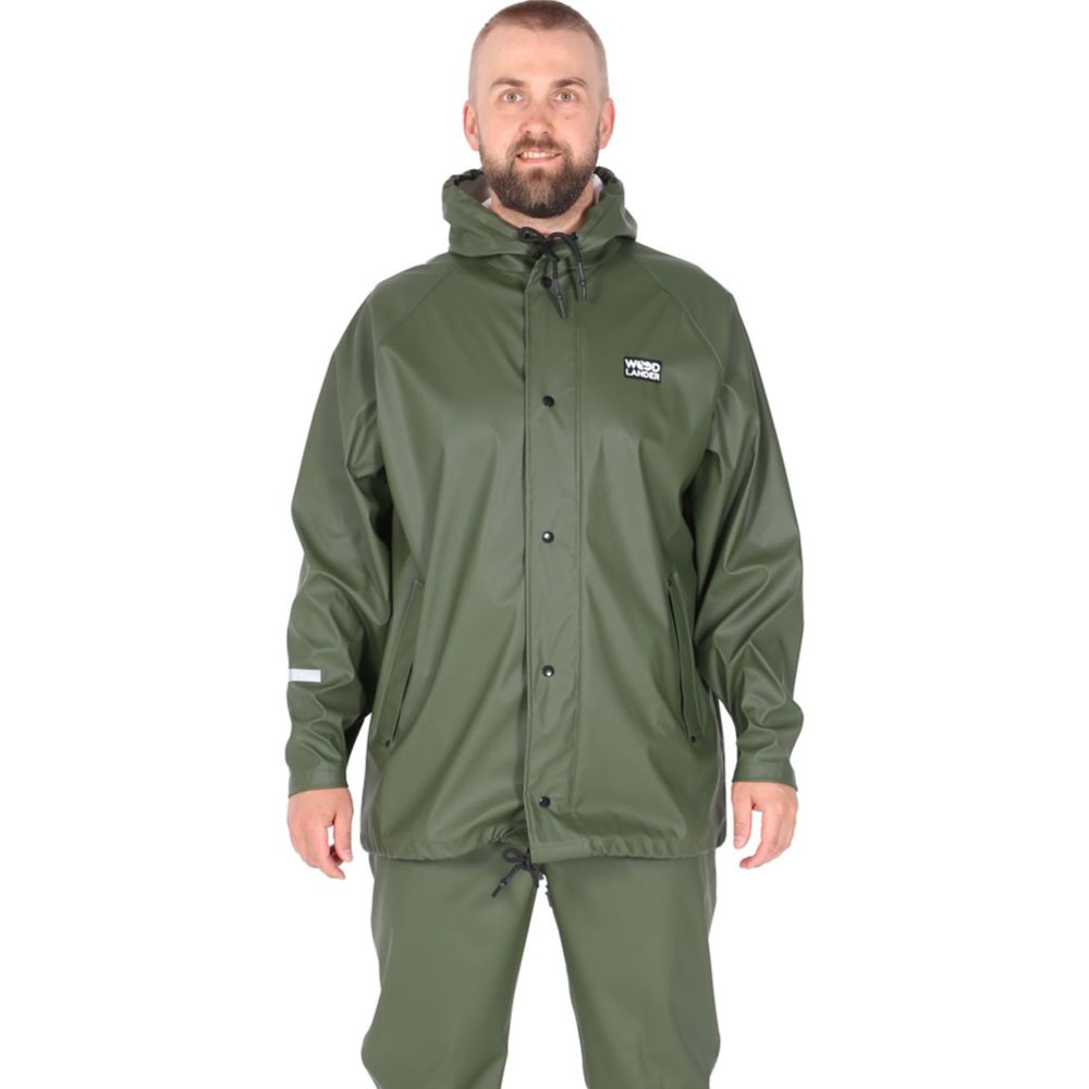Woodlander Classic regnjacka grön S