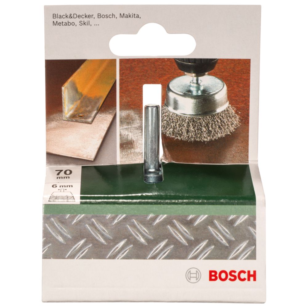 Bosch aallotettu kuppiteräsharja 70 mm