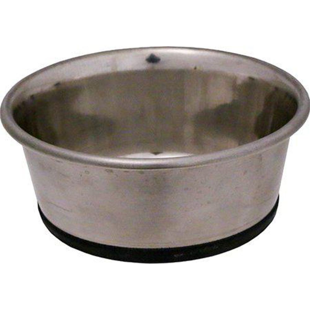 Ozami hundskål tung rostfritt stål halkfri 3800 ml 26,5 cm