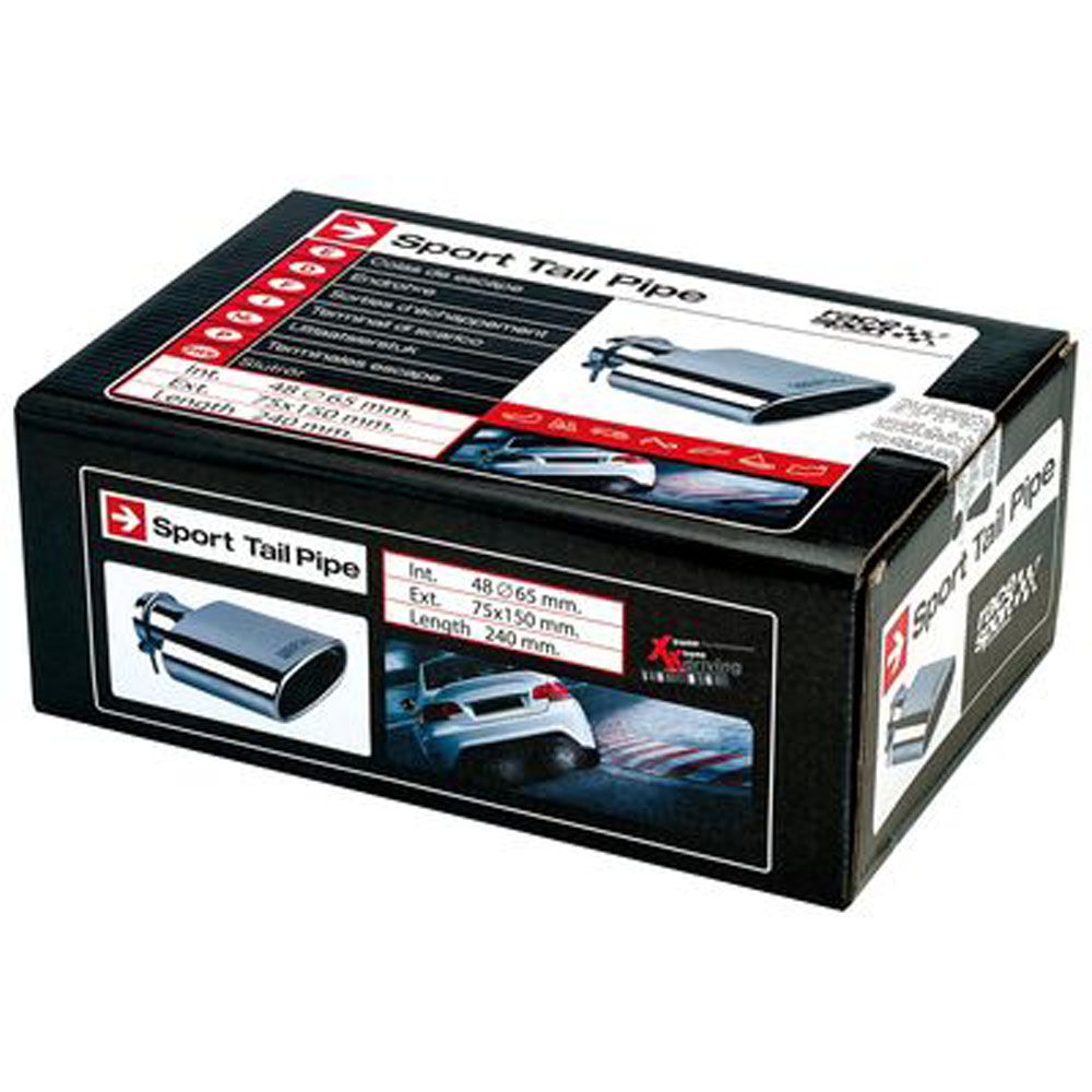 Racesport RST pakoputkenjatke leveä ovaali ø48-65/70x150 x 170 mm