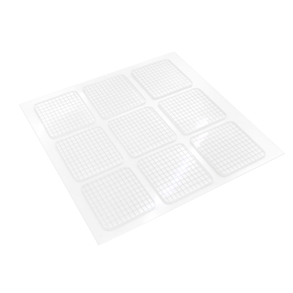 Mag-Pro kiinnitystarra neliö 36 kpl läpinäkyvä