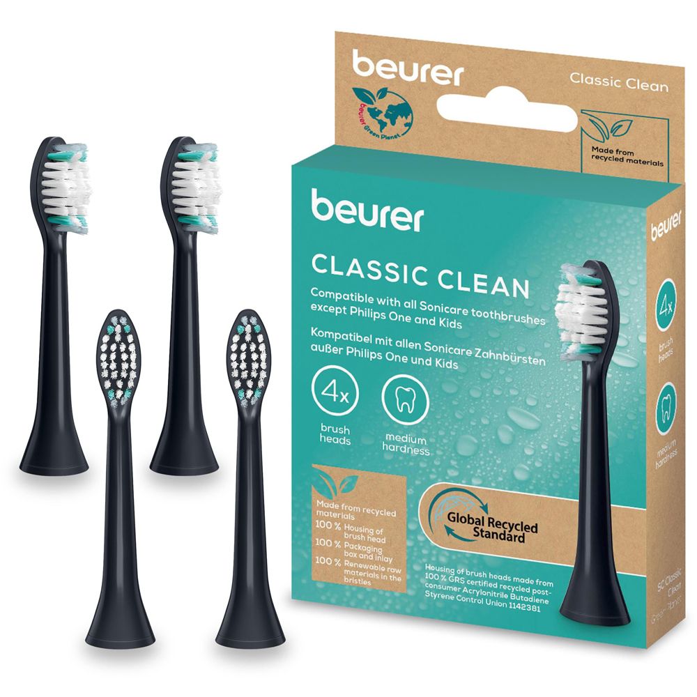 Beurer SC Classic Clean ersättningsborstar 4 st.