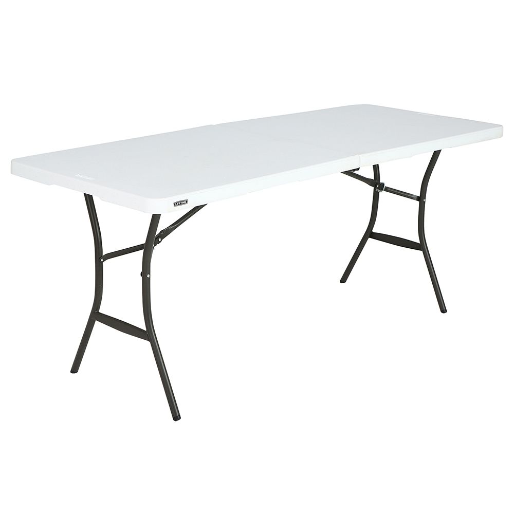 Lifetime pöytä taitettava valkoinen 183 x 70 cm