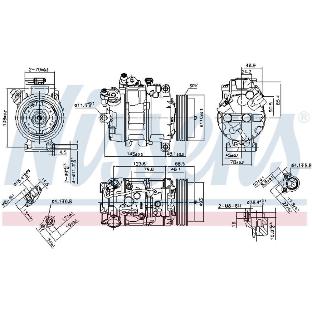 Ilmastointilaitteen kompressori 30-00222