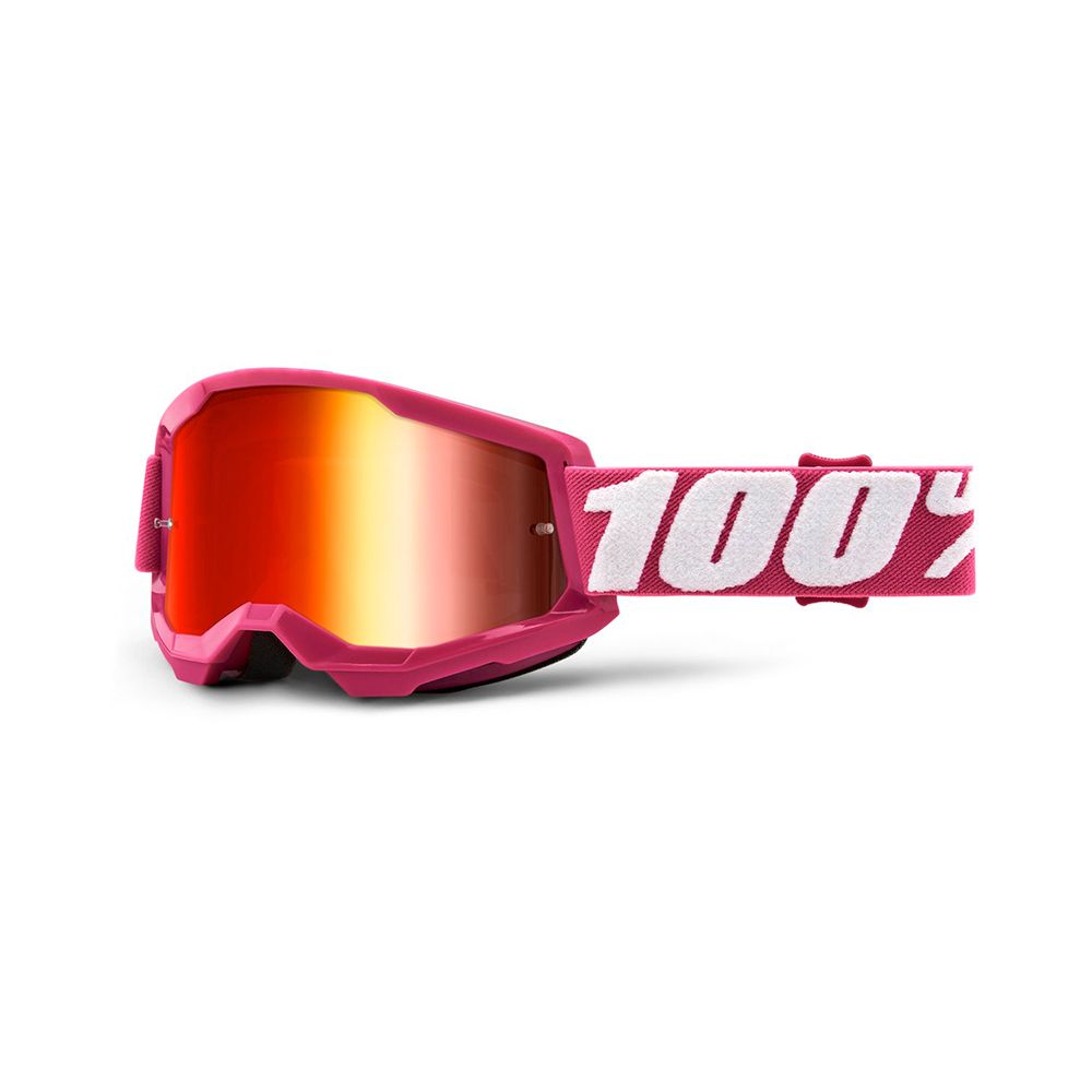 100% Strata 2 Fletcher crossglasögon röd spegellins