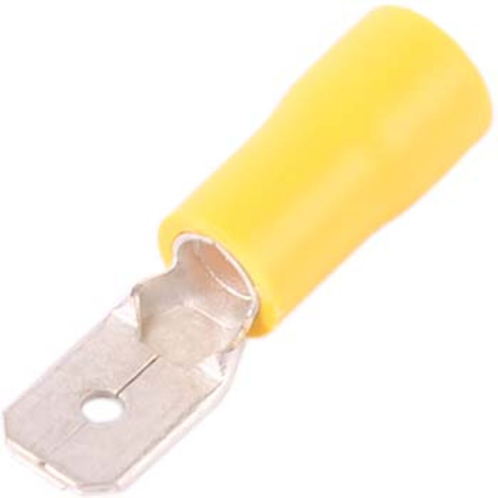 Flatstift gult hane 10 st.