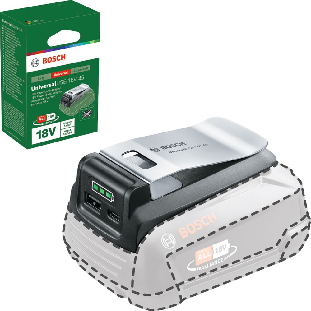 Bosch UniversalUSB adapter 18V