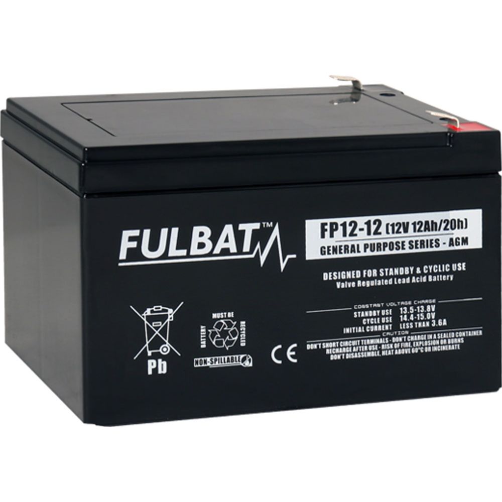 Fulbat AGM-aku, 12 V, 12 Ah