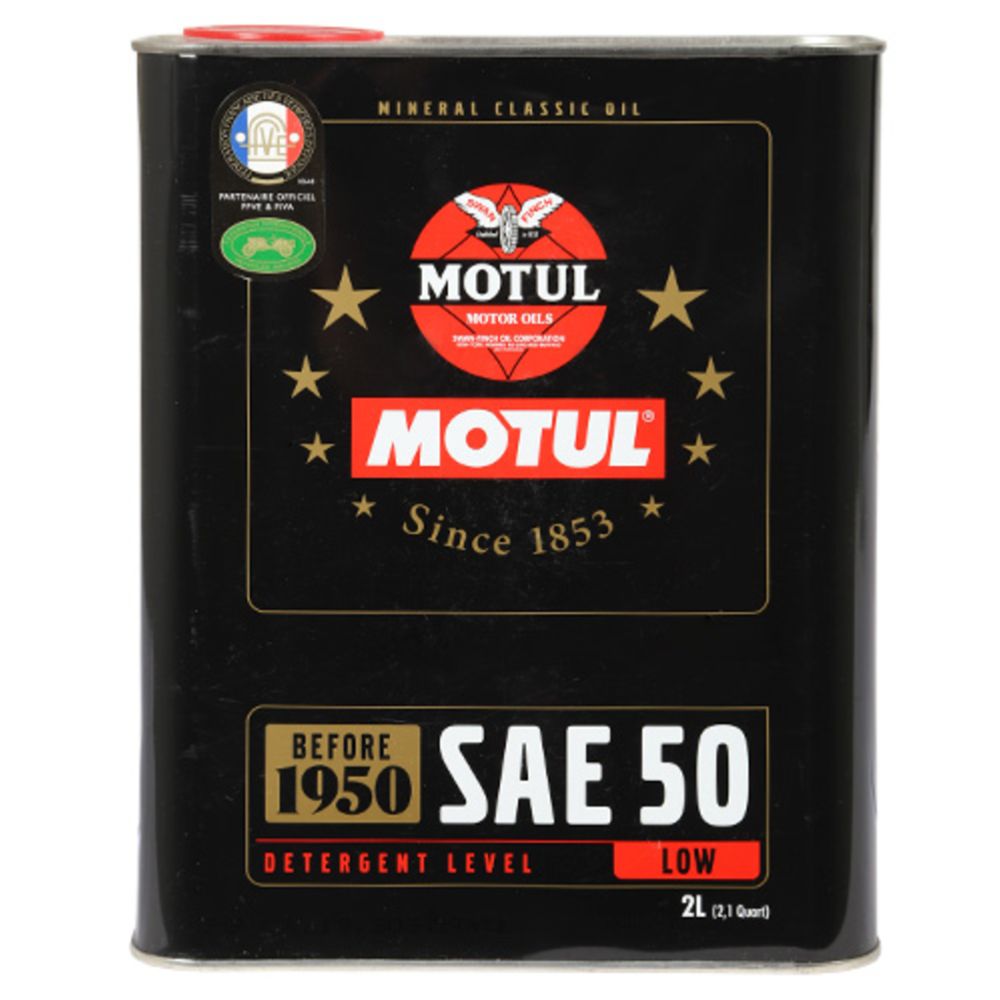 Motul Classic Oil SAE 50 2 l moottoriöljy