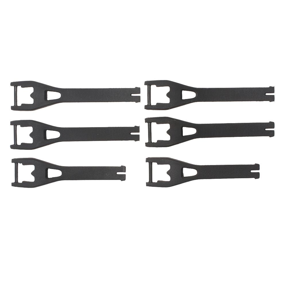 Fox Comp 5Y/3Y lasten ajosaappaiden solki- ja remmisarja musta