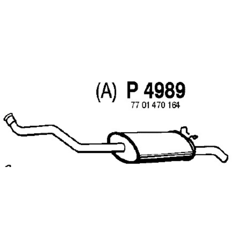 Takaäänenvaimentaja 14-4989