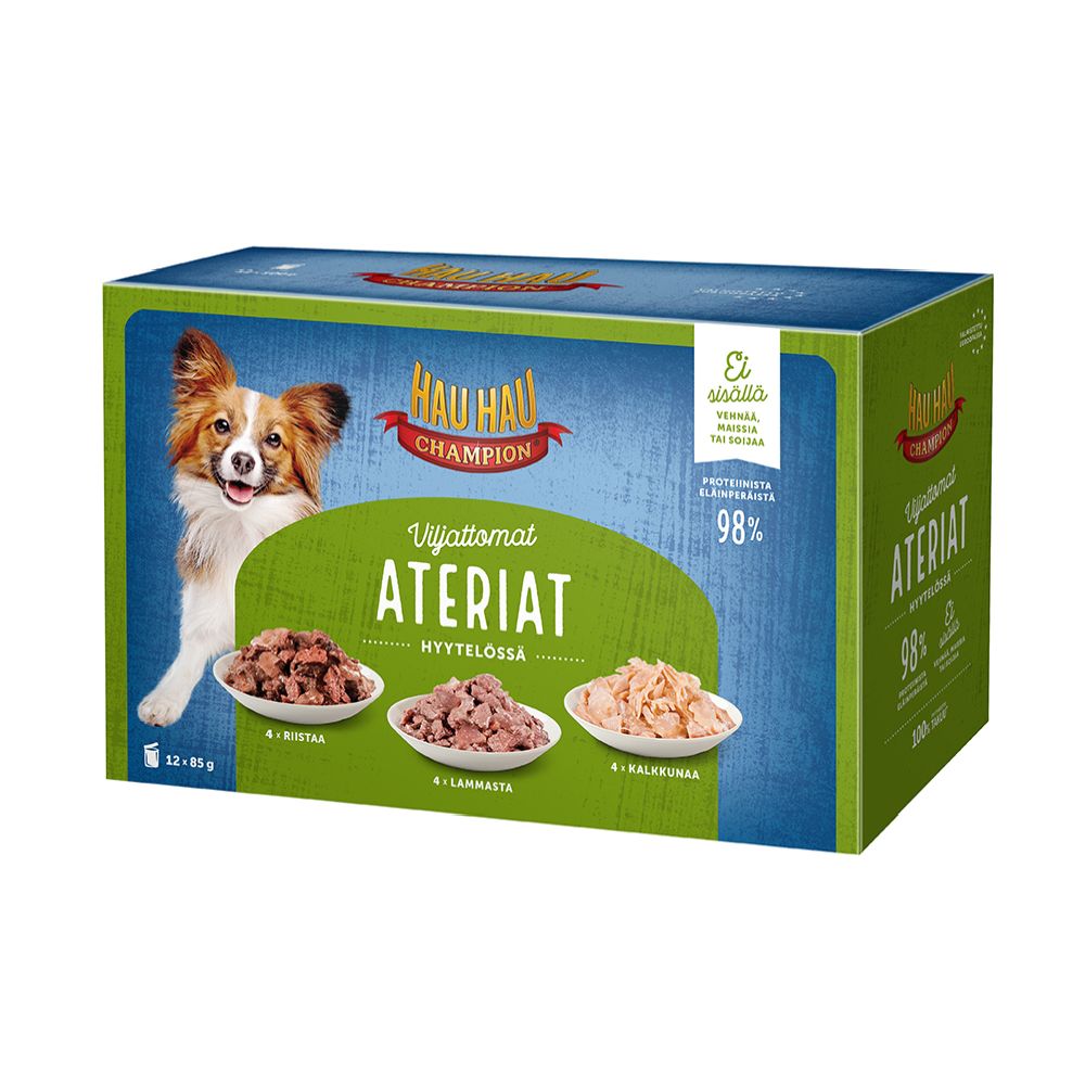 Hau-Hau Champion koeratoiduvalik tarrendis 12 x 85 g