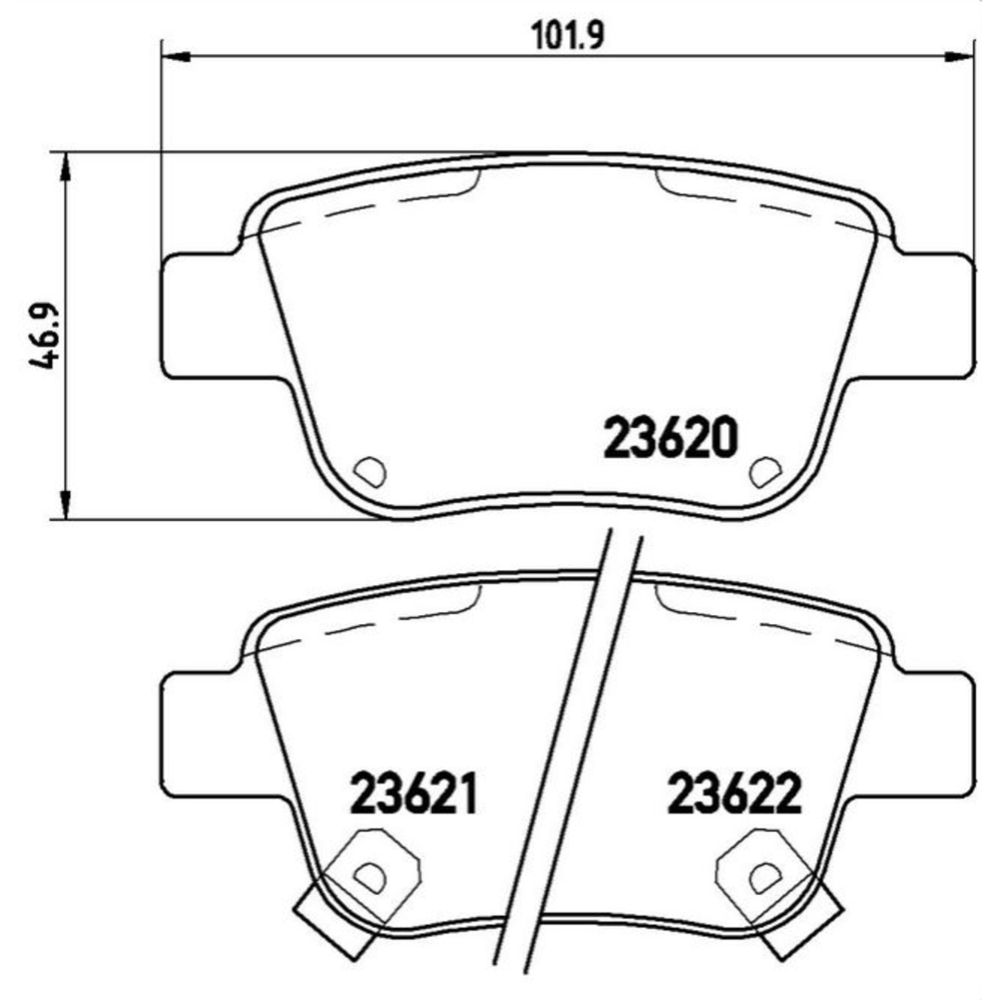 Piduriklotside komplekt 22-0897