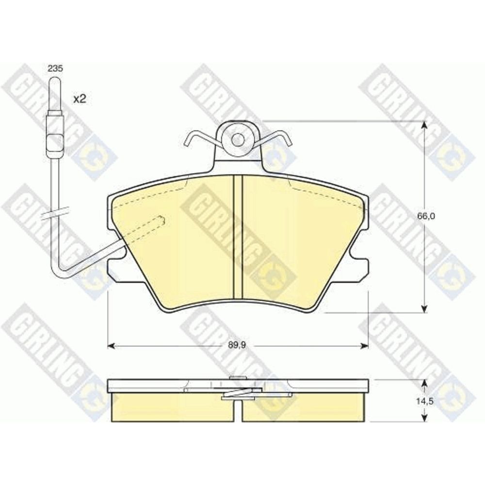 Piduriklotside komplekt 97-23016