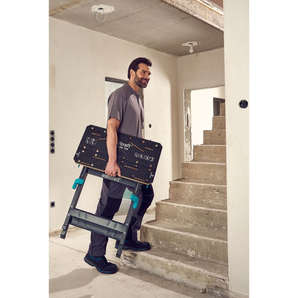 Wolfcraft® Master 750 Ergo säädettävä työpöytä