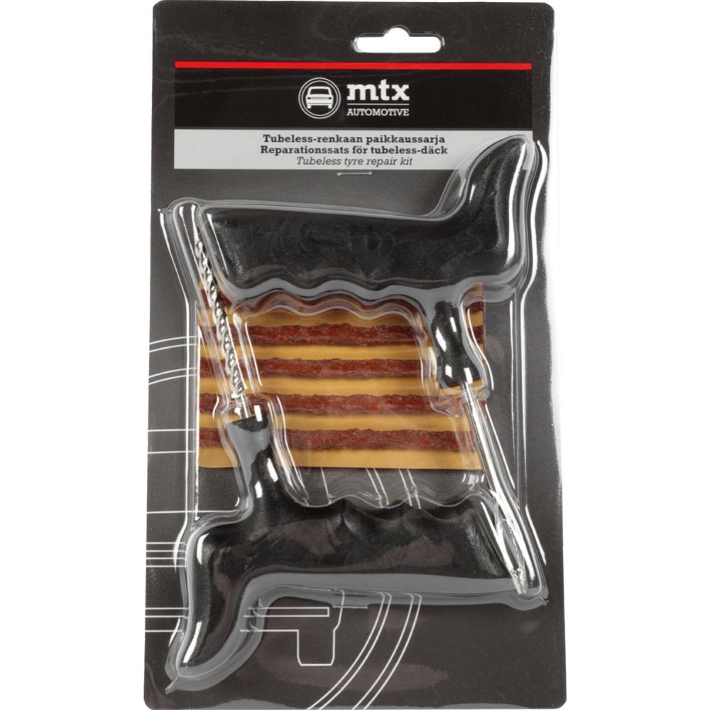 MTX Automotive Tubeless-renkaan paikkaussarja