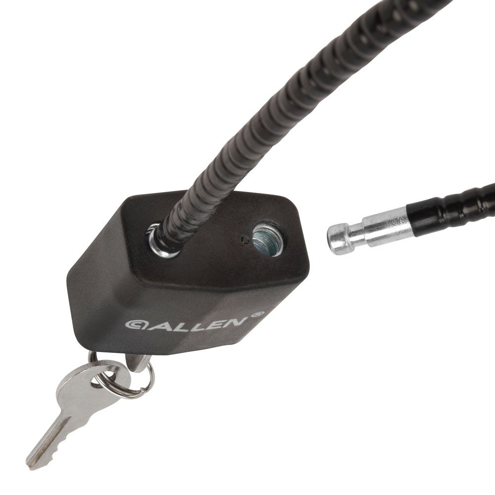 Allen vaijerilukko aseeseen 22 cm