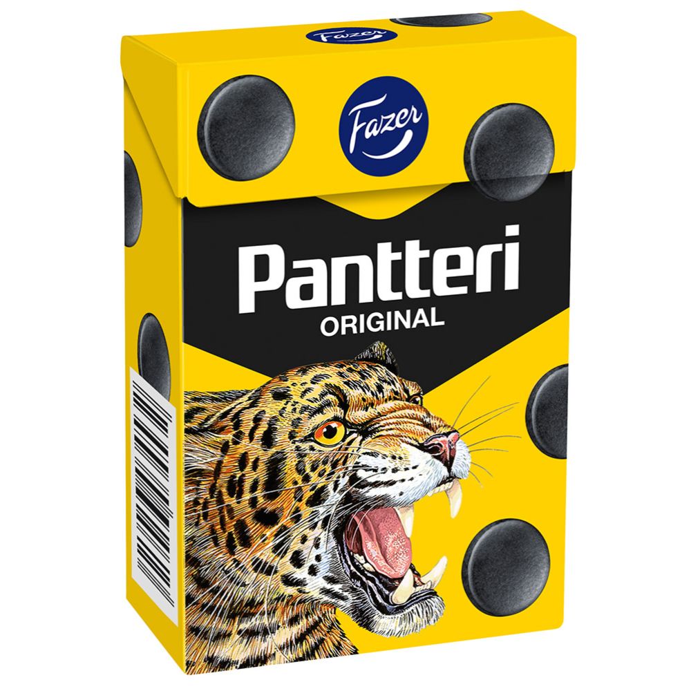 Fazer Pantteri Original salmiakkipastilli 70g