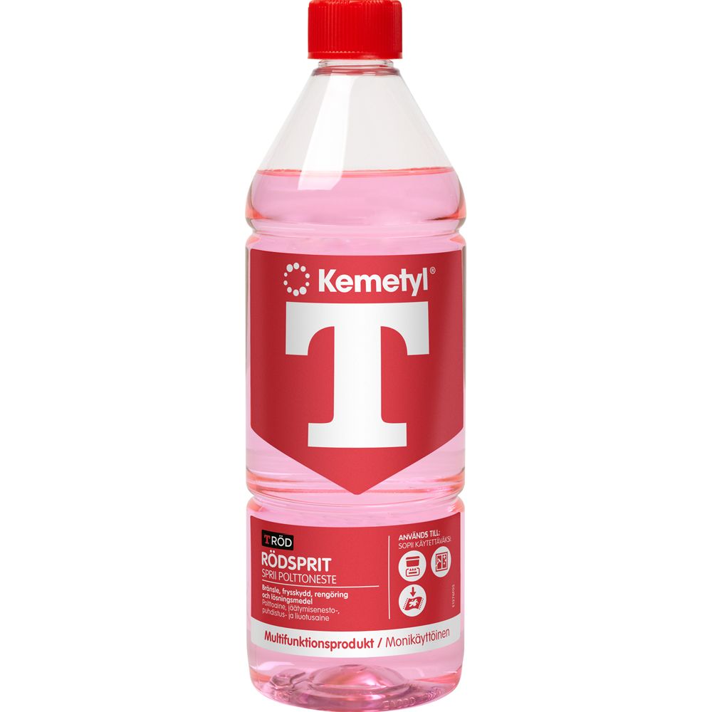 Kemetyl T-Röd rödsprit 1 L