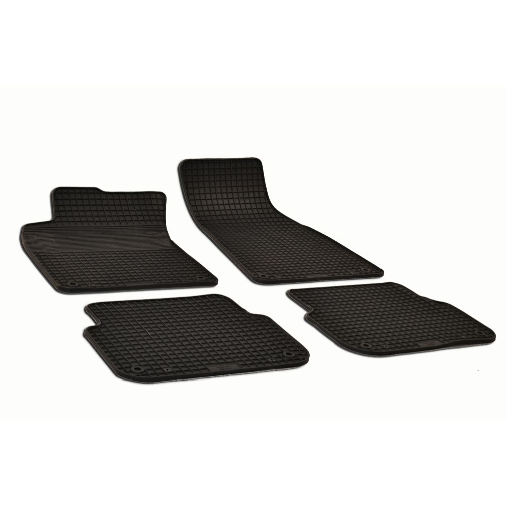 Kummimattide komplekt, Audi A6 C6, 2004—2006, must