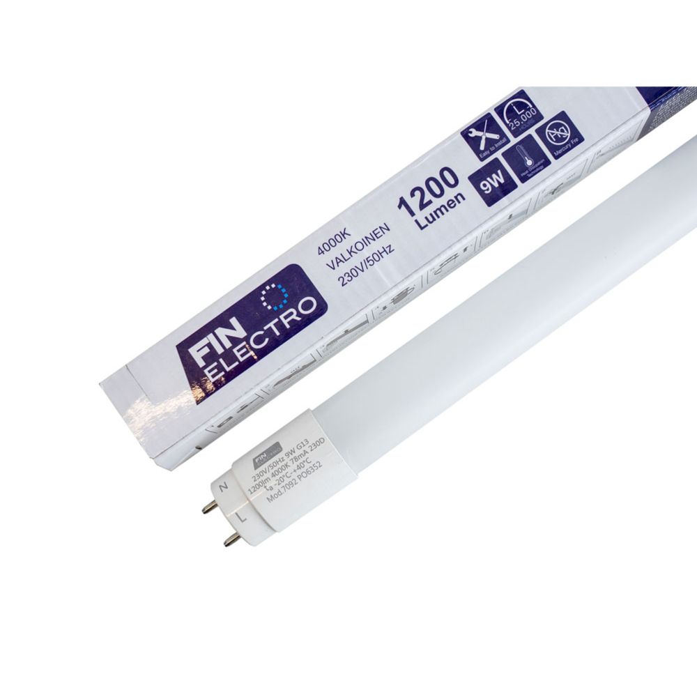 LED teho-loisteputki G13 9W 4000K 1200 lm 600 mm