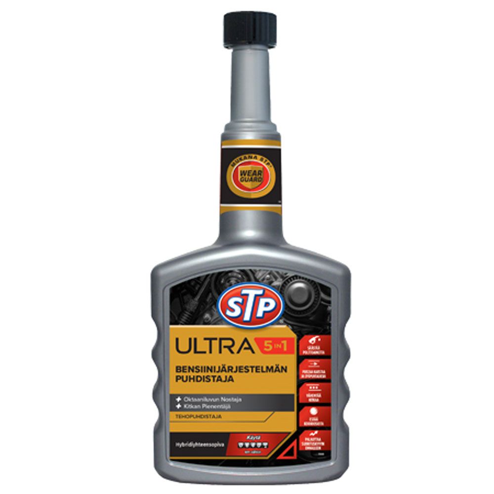 STP Ultra 5 in1 Bensiinijärjestelmän puhdistaja 400 ml
