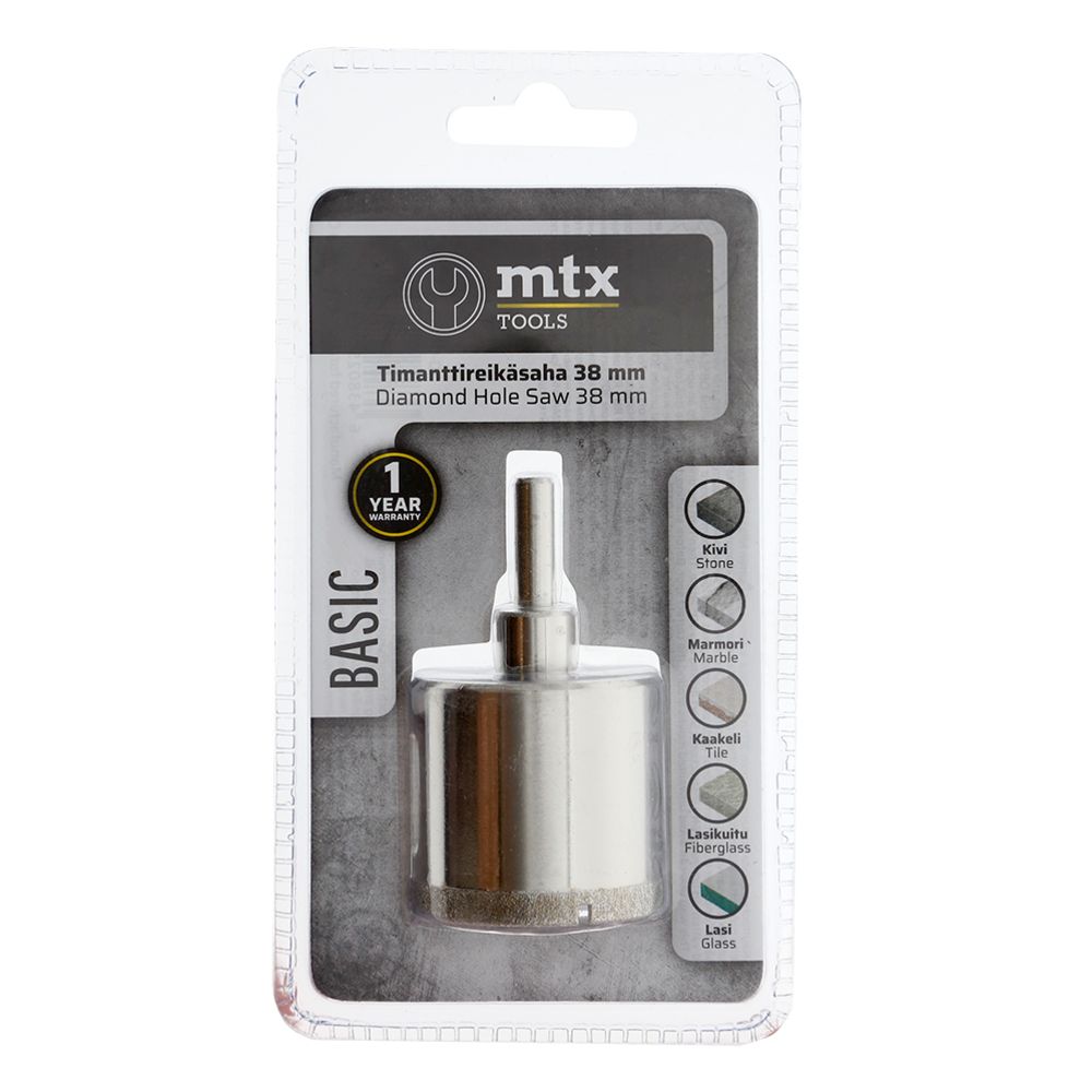 MTX Tools Basic timanttireikäsaha 38 mm