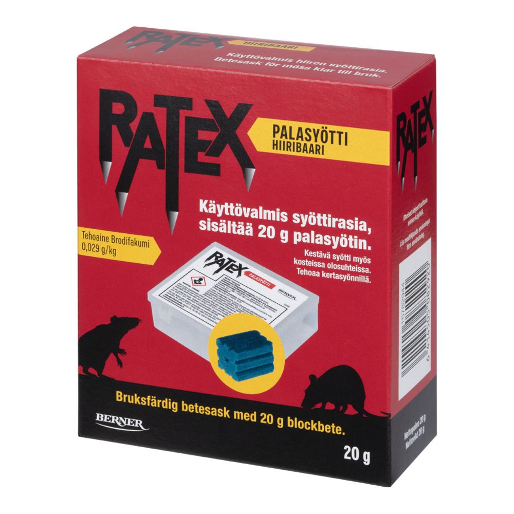 Ratex blockbete i betesask 20 g