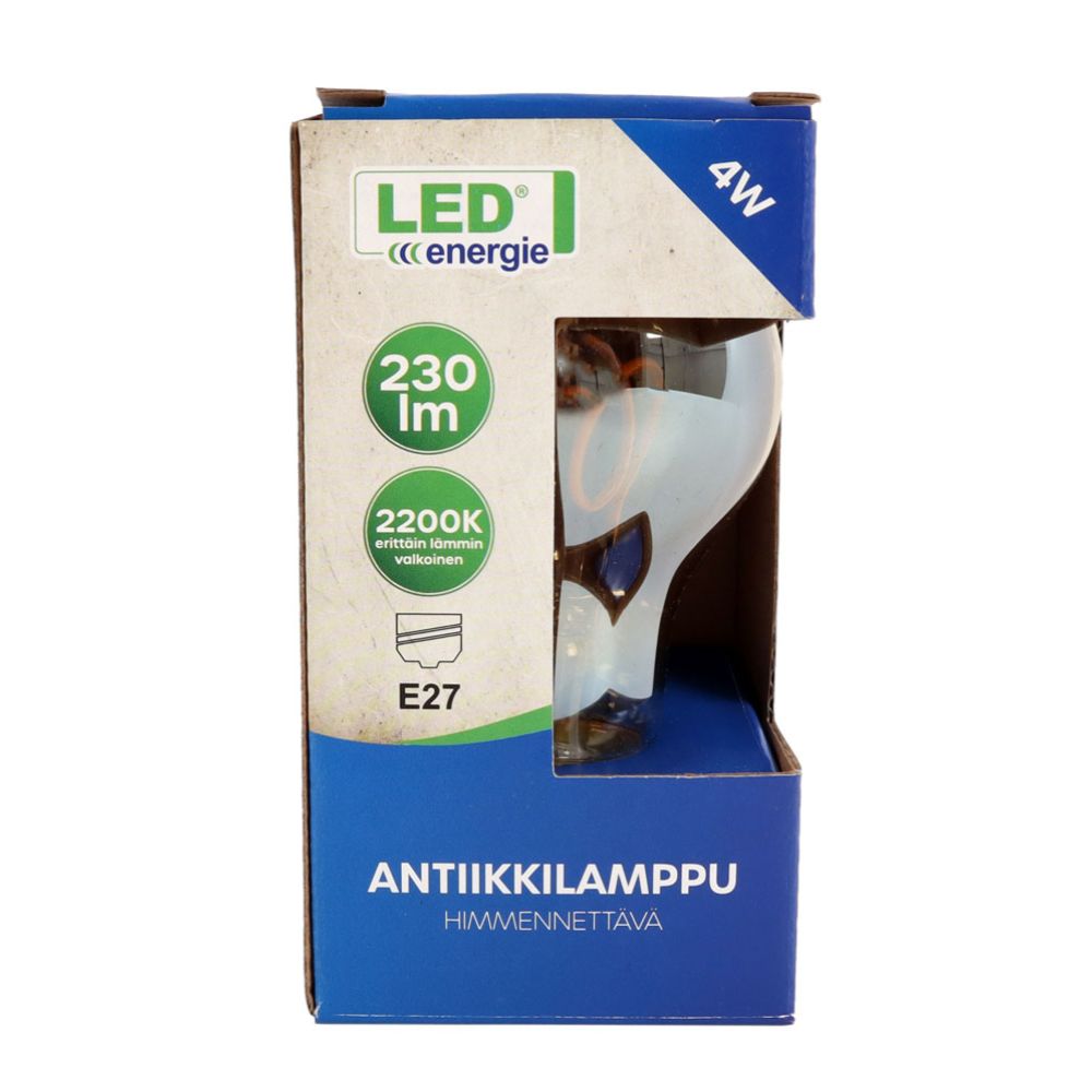 Led Energie hämardatav antiiklamp, E27, 4 W, 230 lm, 2200 K