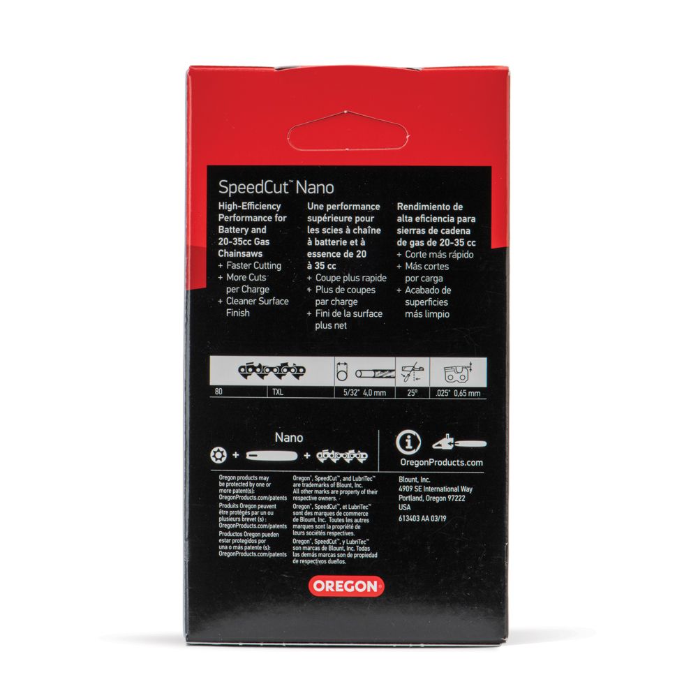 Oregon SpeedCut Nano 80TXL46 saekett, 1,1 mm