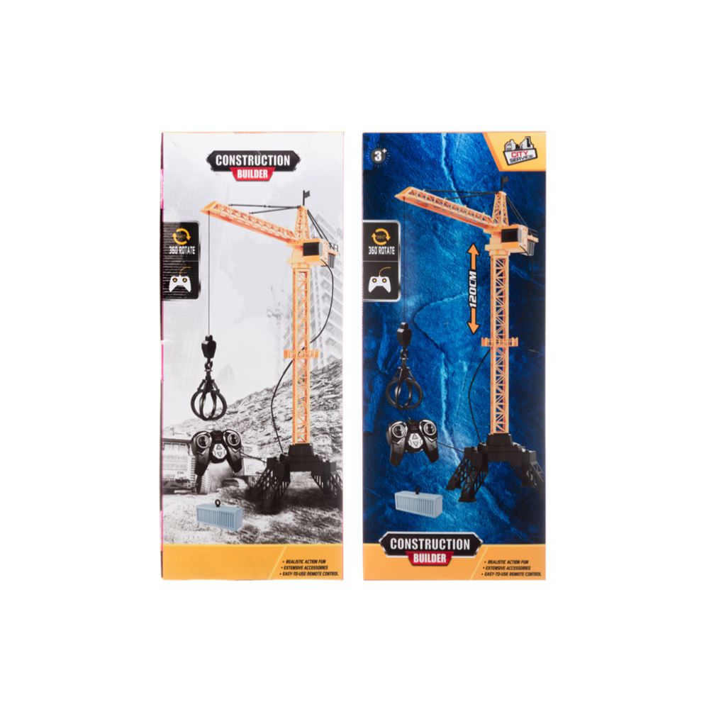 Juhtmega puldiga juhitav tornkraana 27 MHz 120 cm