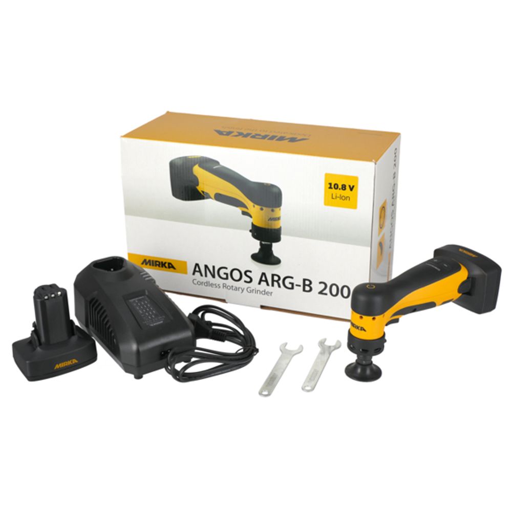 Mirka ANGOS ARG-B 200 slipmaskin 55 mm 10,8 V 5,0 Ah