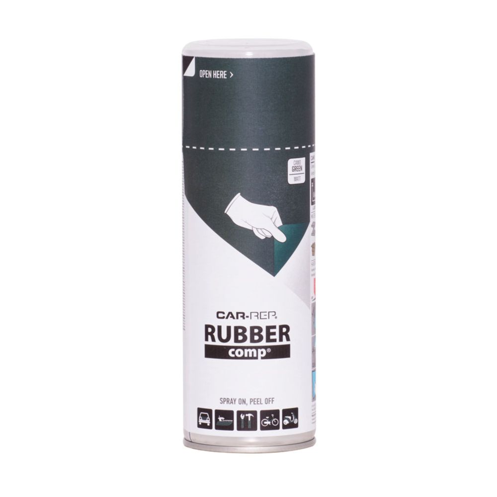 RUBBERcomp kummivärv, Camo roheline, matt, 400 ml