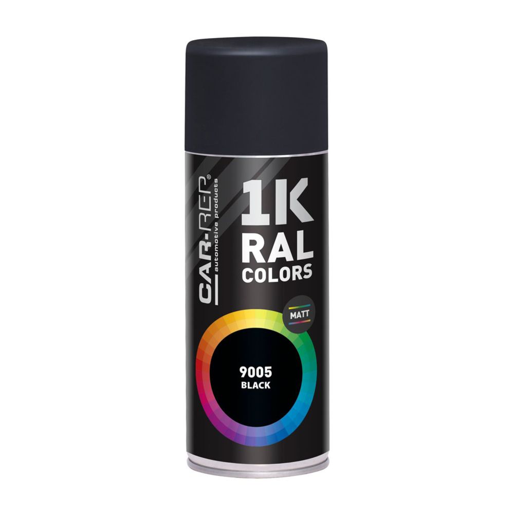 CAR-REP Spraymaali Akryyli RAL9005 musta matta 400 ml