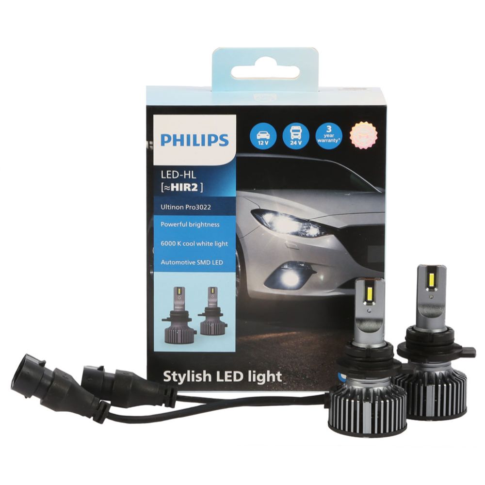 Philips Ultinon Pro 3022 LED HIR2 ajoneuvopolttimopari
