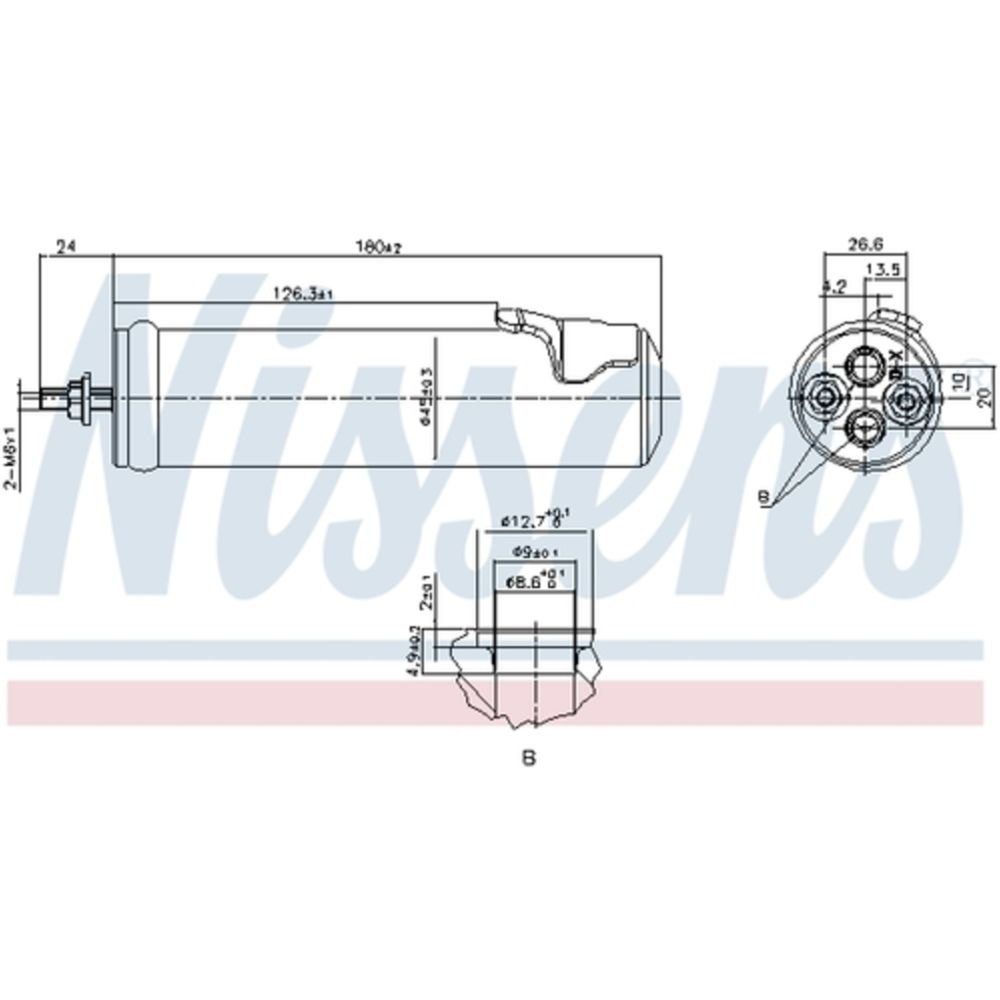 Ilmastointilaitteen kuivain 30-00260