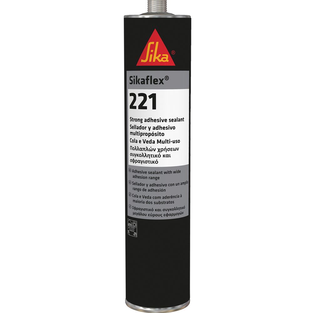Sikaflex 221 tugev liim- ja tihendusmass, must, 300 ml