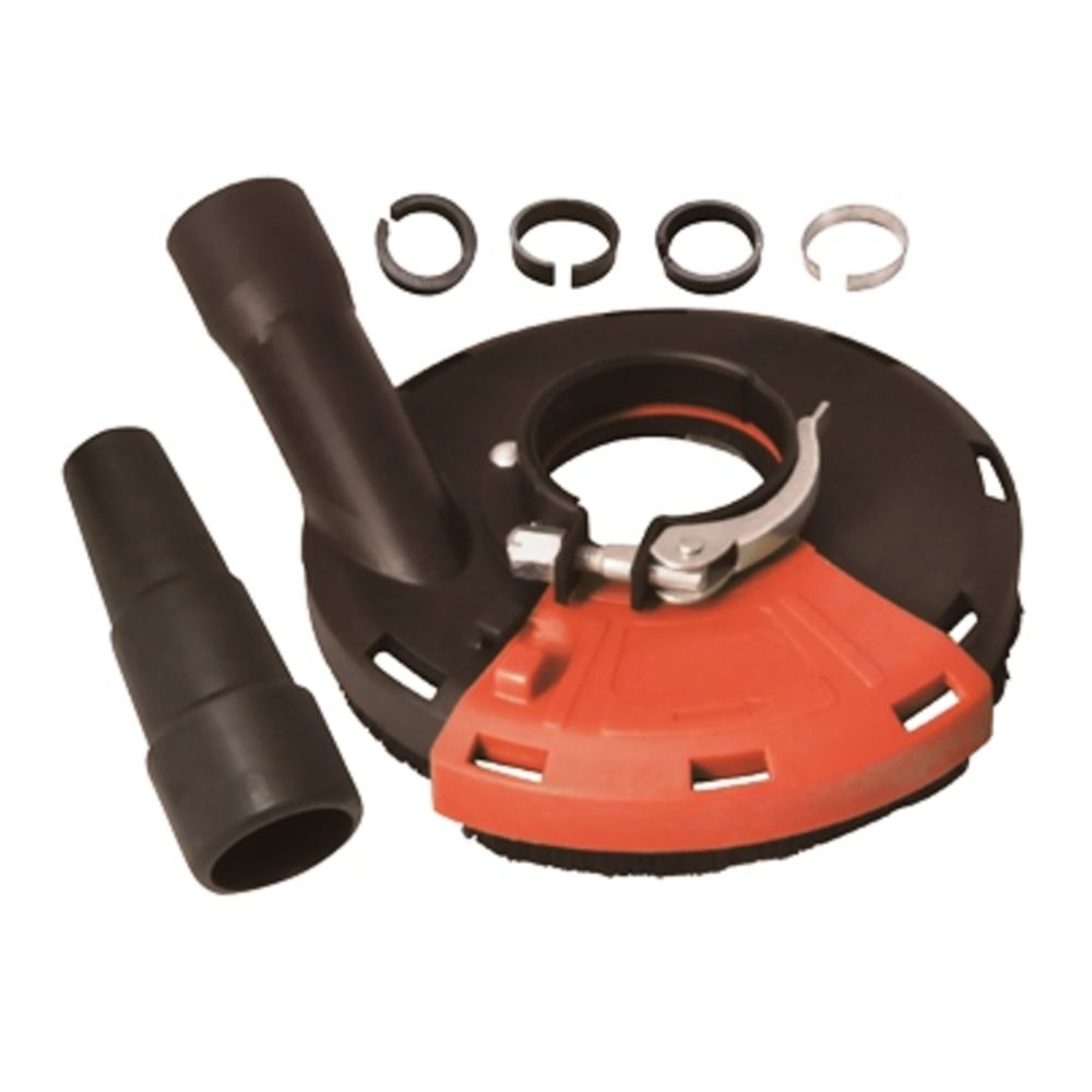 Dammskydd för 125 mm vinkelslip