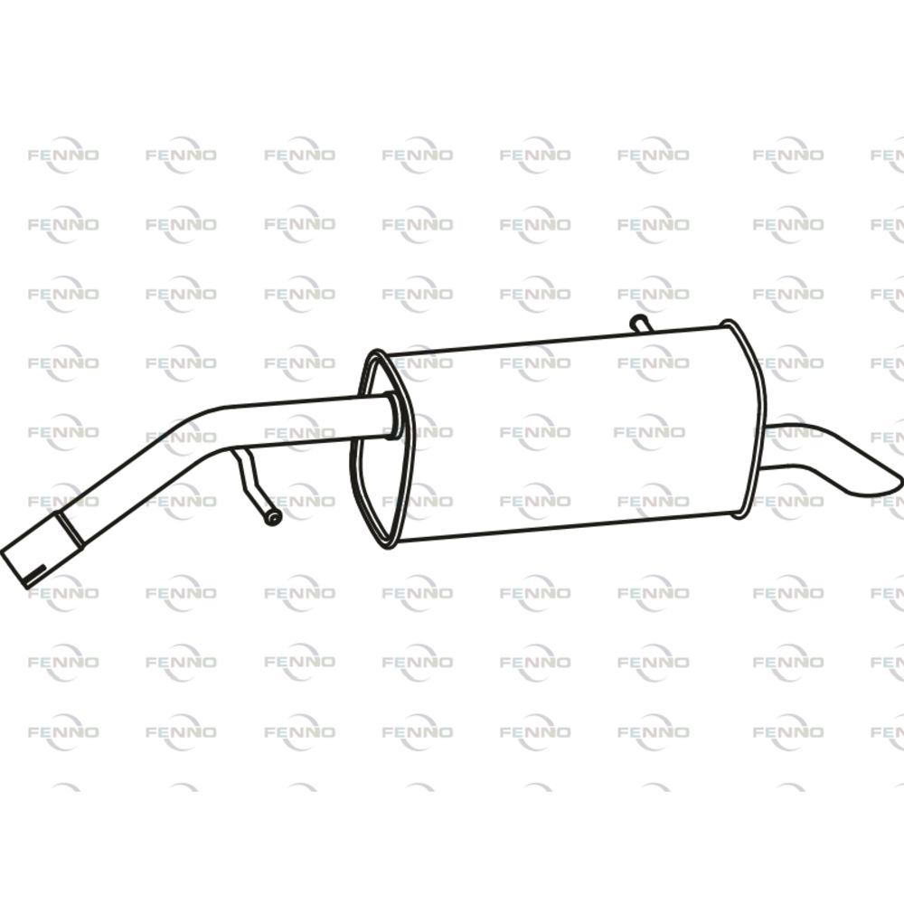 Takaäänenvaimentaja 14-46015