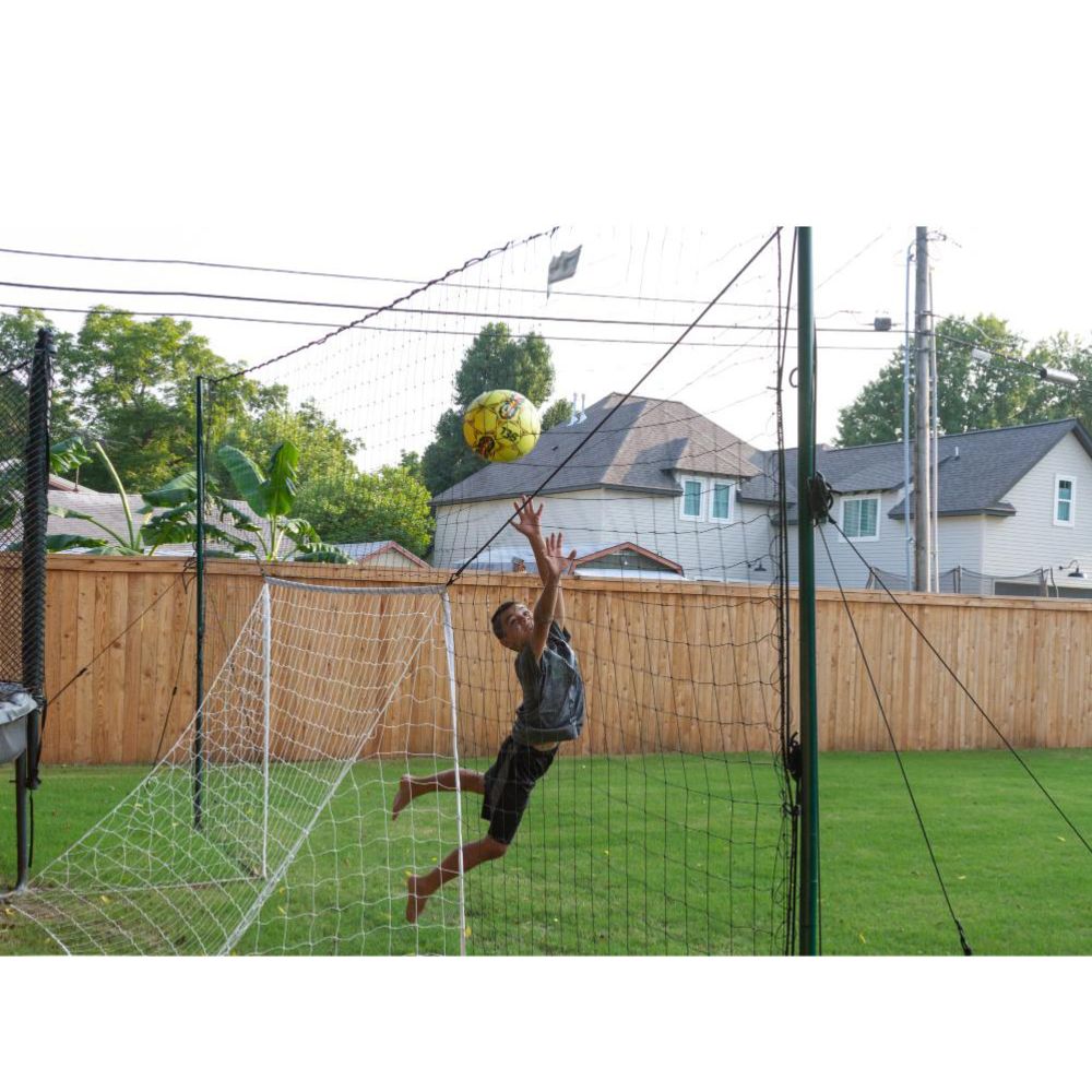 Open Goaaal fotbollsmål med bollretur-nät 2,7 x 1,6 m