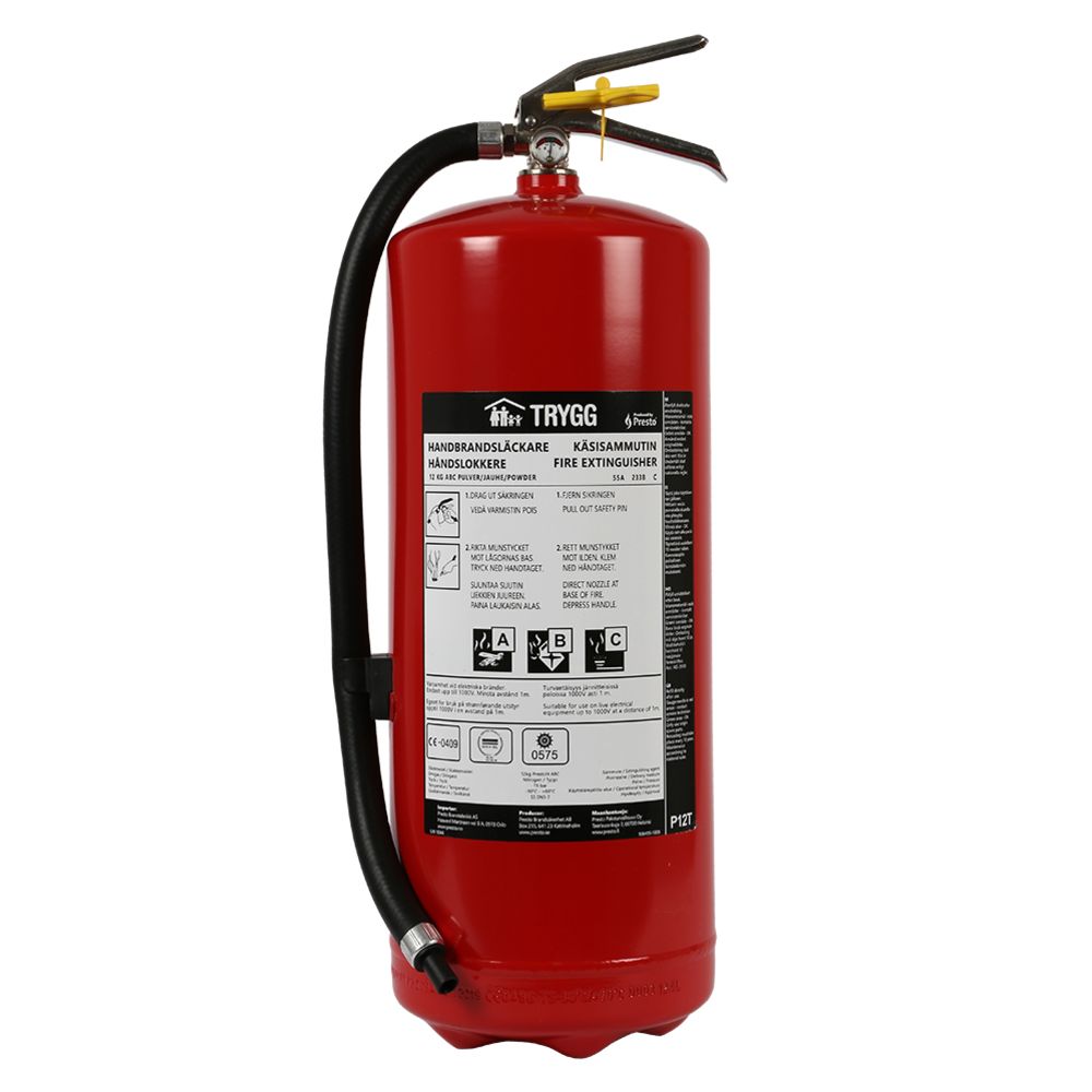 Trygg PG12 jauhesammutin 12 kg 55A 233BC