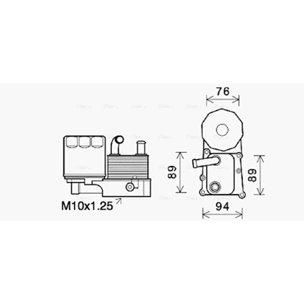 Öljynsuodatinkotelo 15-00100