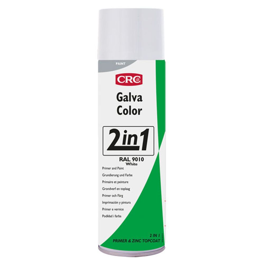CRC Galvacolor zinkfärg Vit 500 ml