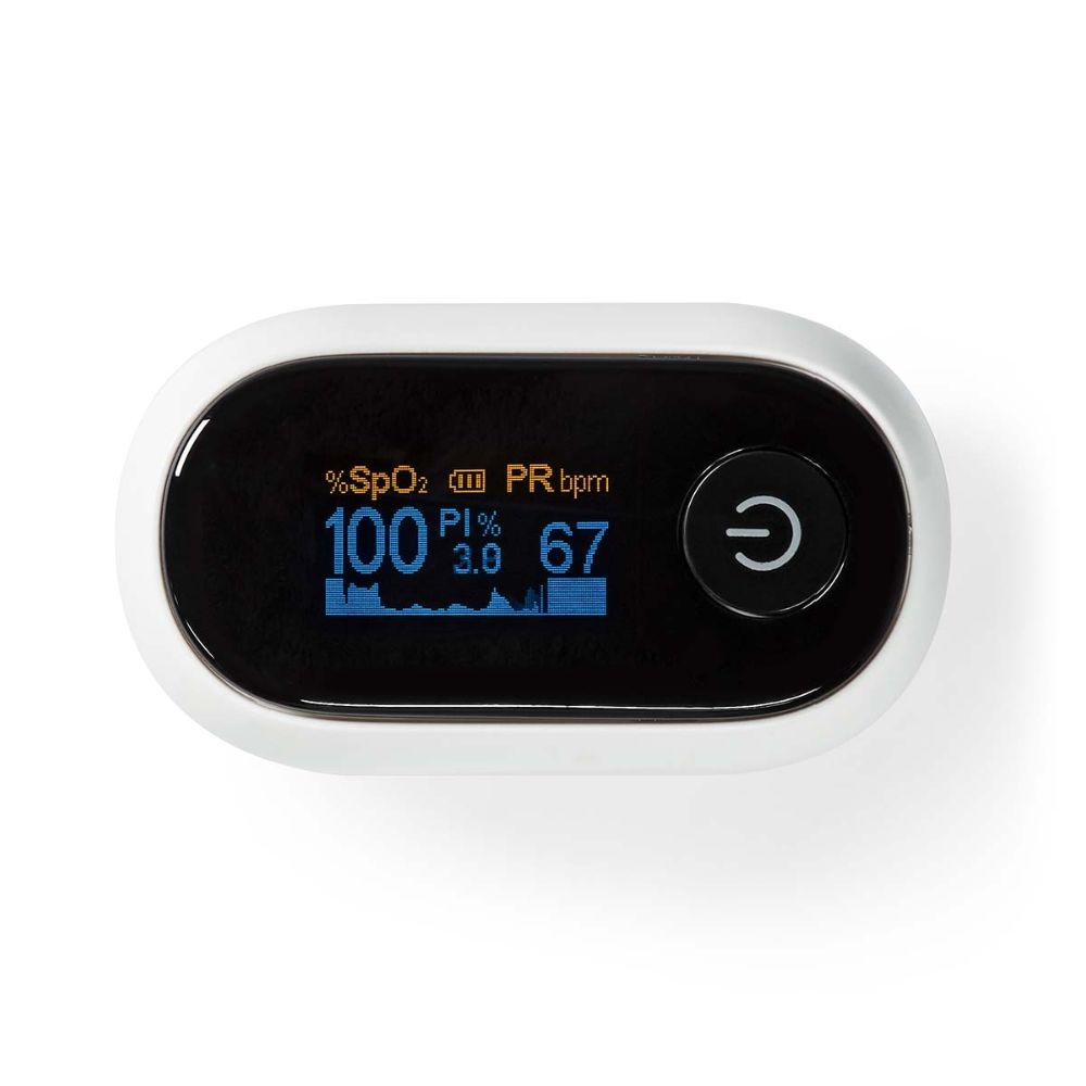 Nedis SmartLife pulsoximeter med OLED-display