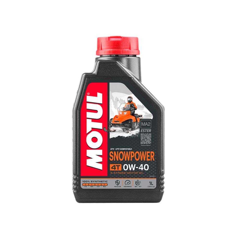Motul SnowPower 0W-40 4T skoterolja helsyntetisk 1 L