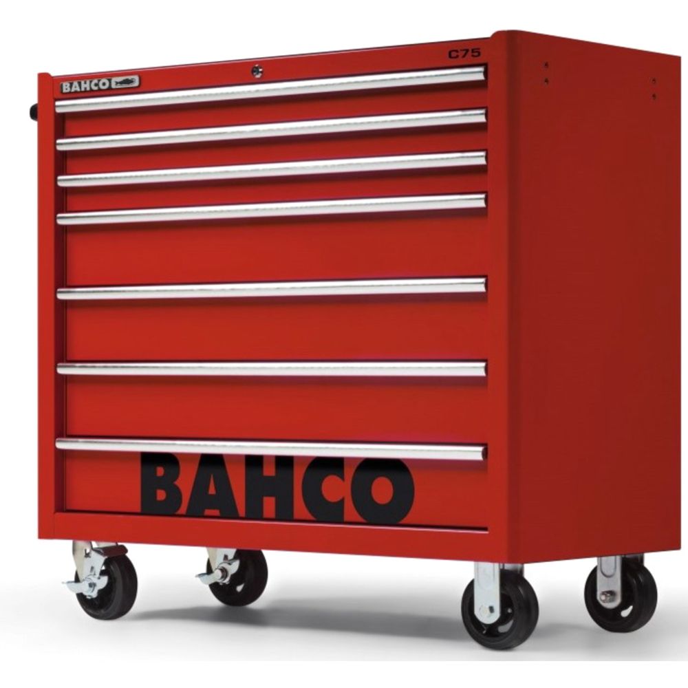 Bahco 1475KXL7RED tööriistakäru C75 punane 7 sahtlit